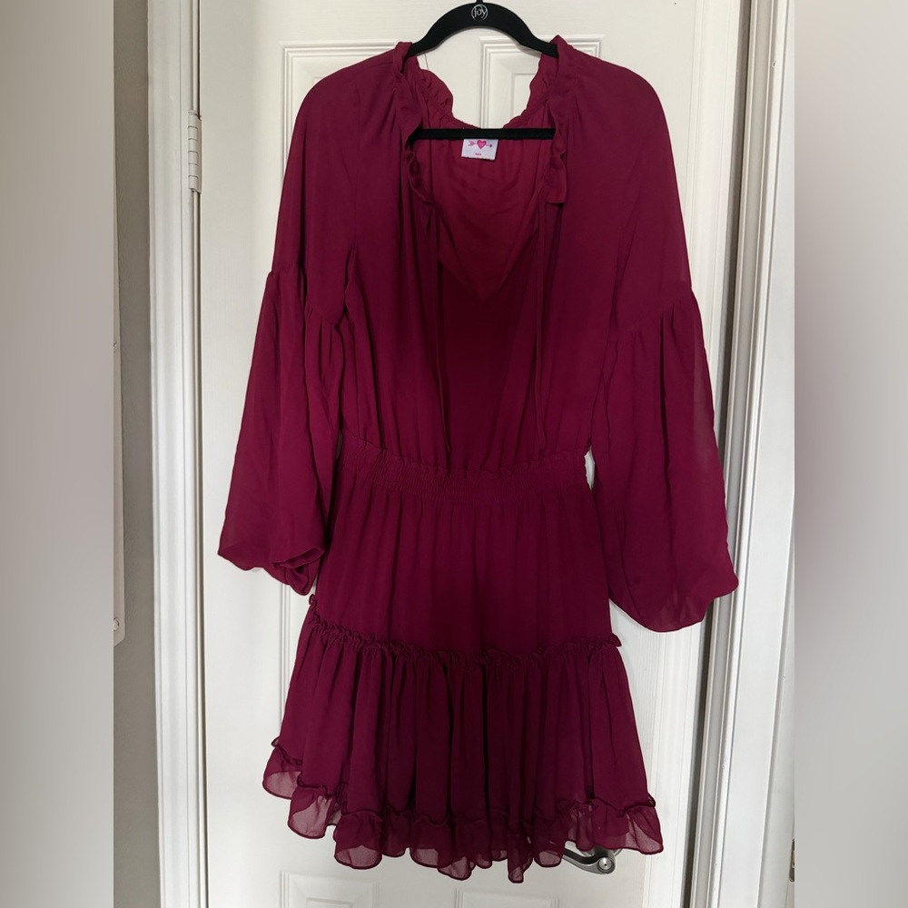 Buddy Love Burgundy Dress